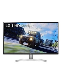 32-Inch 4K UHD Monitor (3840x2160) with HDR10, AMD FreeSync, MAXXAUDIO, Game Mode, Virtually Borderless Design, Dynamic Action Sync - 32UN500-W W silver