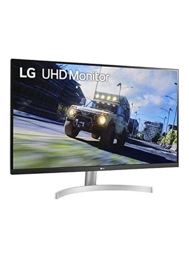LG - 32-Inch 4K UHD Monitor (3840x2160) with HDR10, AMD FreeSync, MAXXAUDIO, Game Mode, Virtually Borderless Design, Dynamic Action Sync - 32UN500-W W silver - Image 1