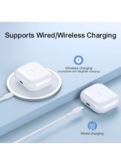 JOYROOM JR-T03S PLUS TWS Bluetooth Wireless Headset, Dual-Core Chip wiith Ultra Long Time Battery white  - Image 2