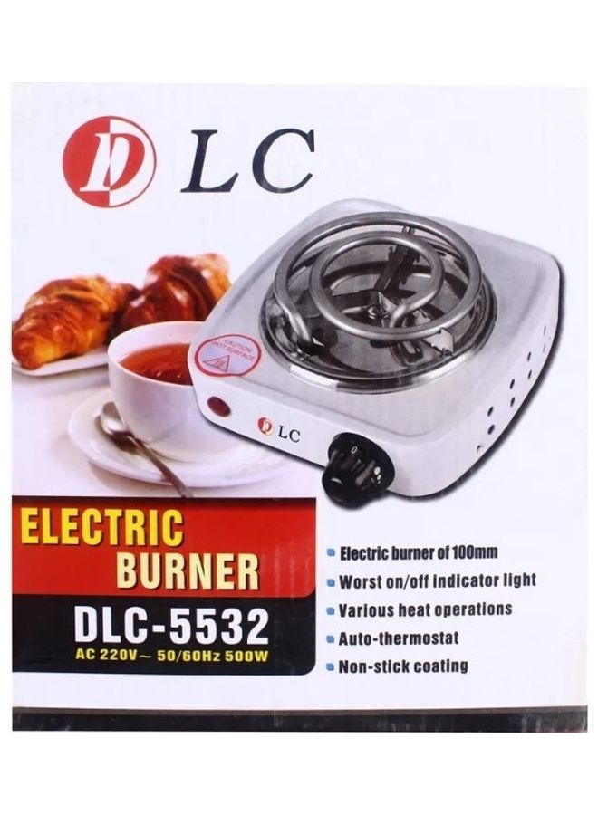 DLC Single Burner Electric Stove DLC-5532 White/Black  - Image 3