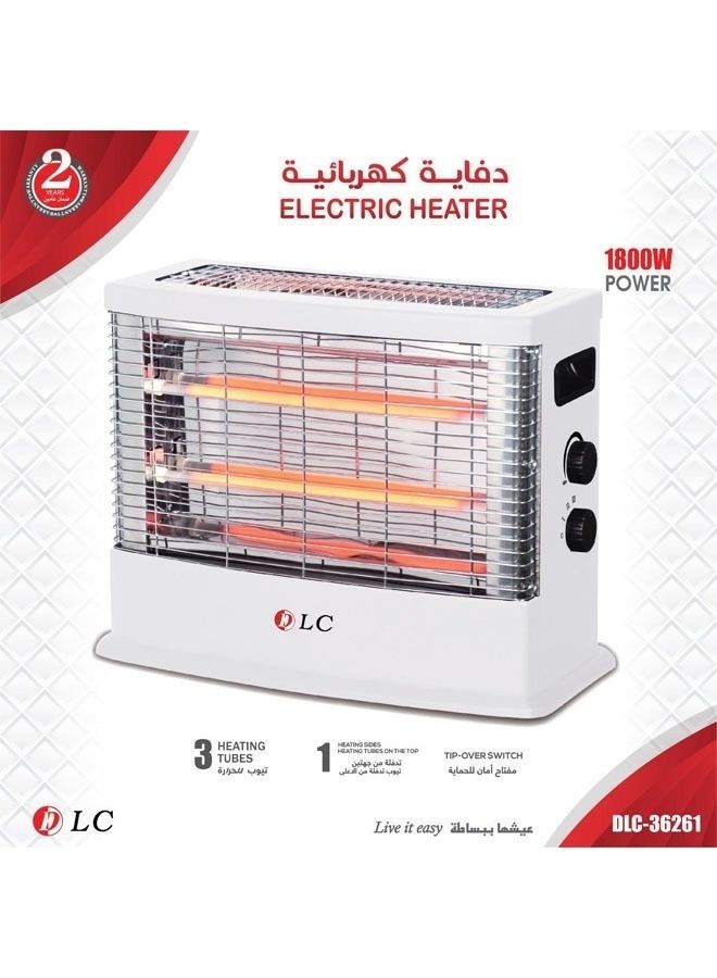 دي إل سي  سخان كهربائي 1800.0 W DLC-36261 أبيض - Image 2