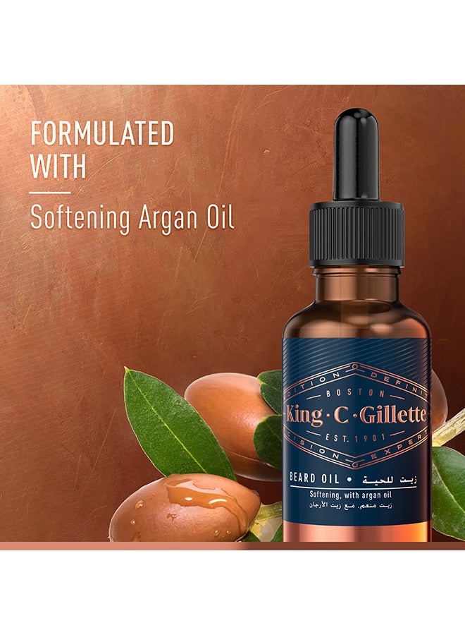Gillette - King C Beard Oil 30ml - Image 1