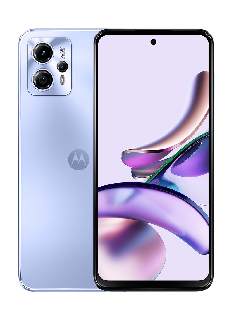 Motorola Moto G13 Dual Sim Blue Lavender 4GB RAM 128GB 4G - Middle East Version - Image 2