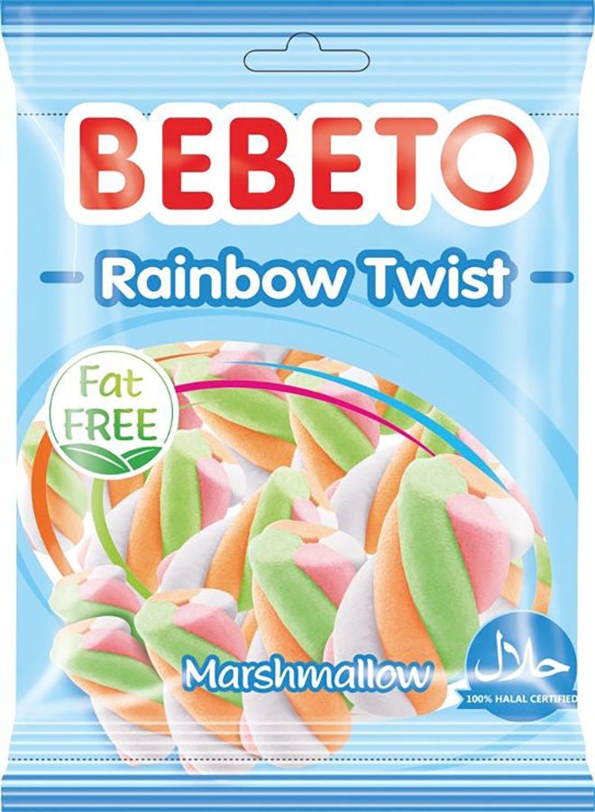 Bebeto - Marshmallow Rainbow Twist 60grams - Image 1