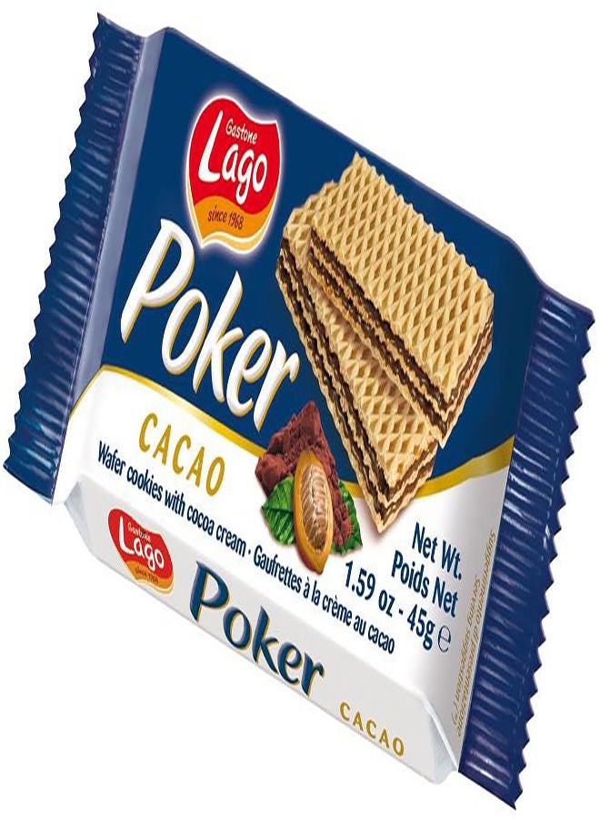 Lago - Poaker Cocoa Wafers 45grams - Image 1