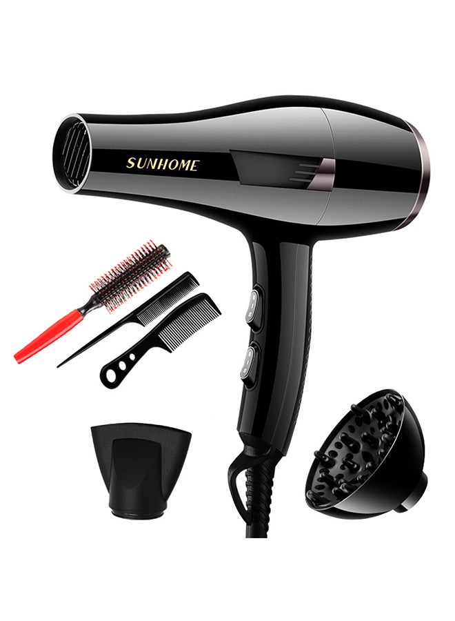 Sunhome - 6-Piece Professional Hair Dryer Set,2200W Black 250ml - Image 1