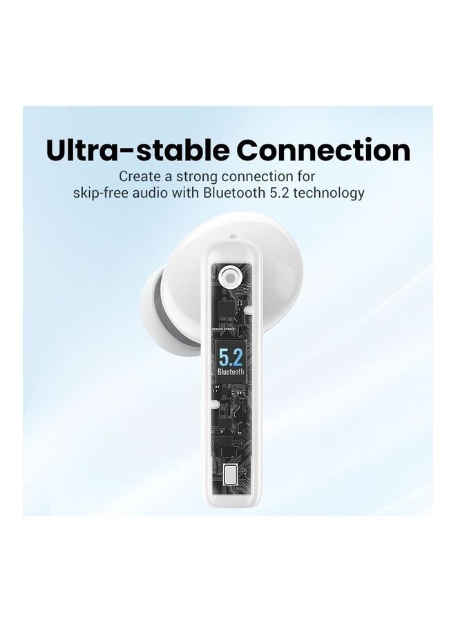 Ugreen - Earbuds HiTune T3 ANC Wireless Earphone White - Image 1
