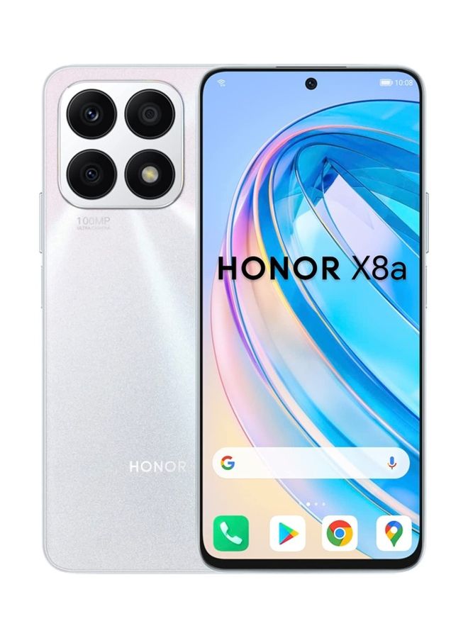 Honor Honor X8a Dual Sim Titanium Silver 8GB Ram 128GB 4G Lte With Honor Gift And 1 Year Extended GCC Warranty - Middle East Version - Image 2