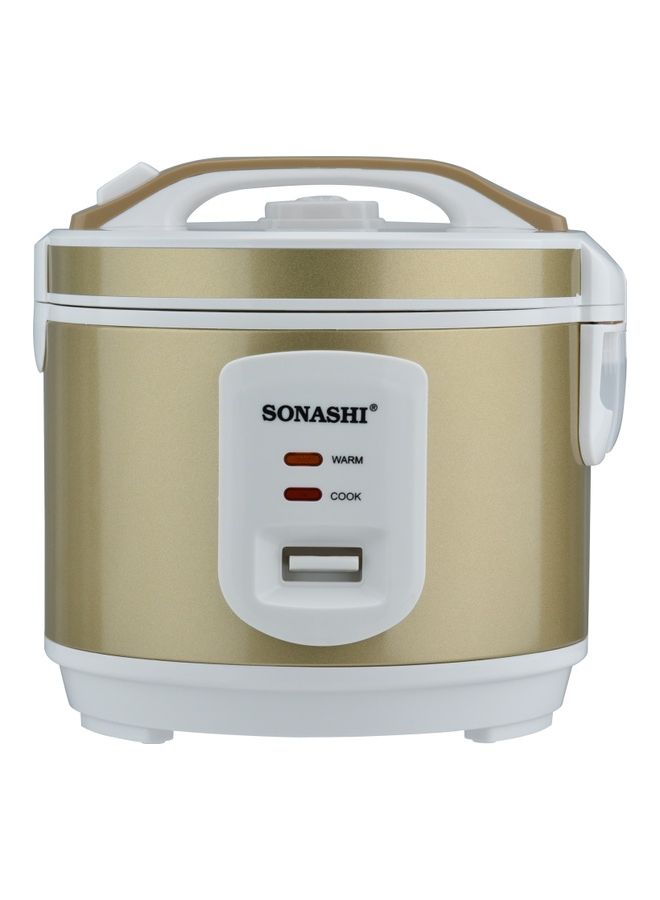 سوناشي جهاز لطهي الأرز مزود بمبخرة 1.5 L 500 W SRC-515 ذهبي  - Image 1