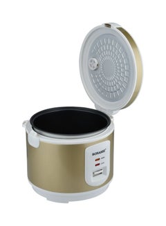 Rice Cooker/Steamer With Non-Stick Coating & Automatic Shut Off Function | Color Stainless Steel Body & Lid | Accessories: Plastic Steamer, Measuring Cup and Spoon 1.5 L 500 W SRC-515 Gold - v1678100810/N53389431A_2