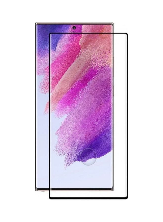 MARGOUN Samsung Galaxy S22 Ultra Screen Protector Tempered Glass 9H Hardness Anti-Scratch 3D Curved Edge to Edge Full Coverage Clear/Black - Image 2