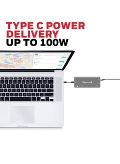 8-in-1 Type C Ultra Dock With 4K HDMI, VGA, RJ45 Ethernet, 2xUSB 3.0 And Type C 3.0 Port, SD And Micro SD Slot, Compatible With Laptop, PC, Dell, HP Macbook Grey - v1678110097/N32852014A_6