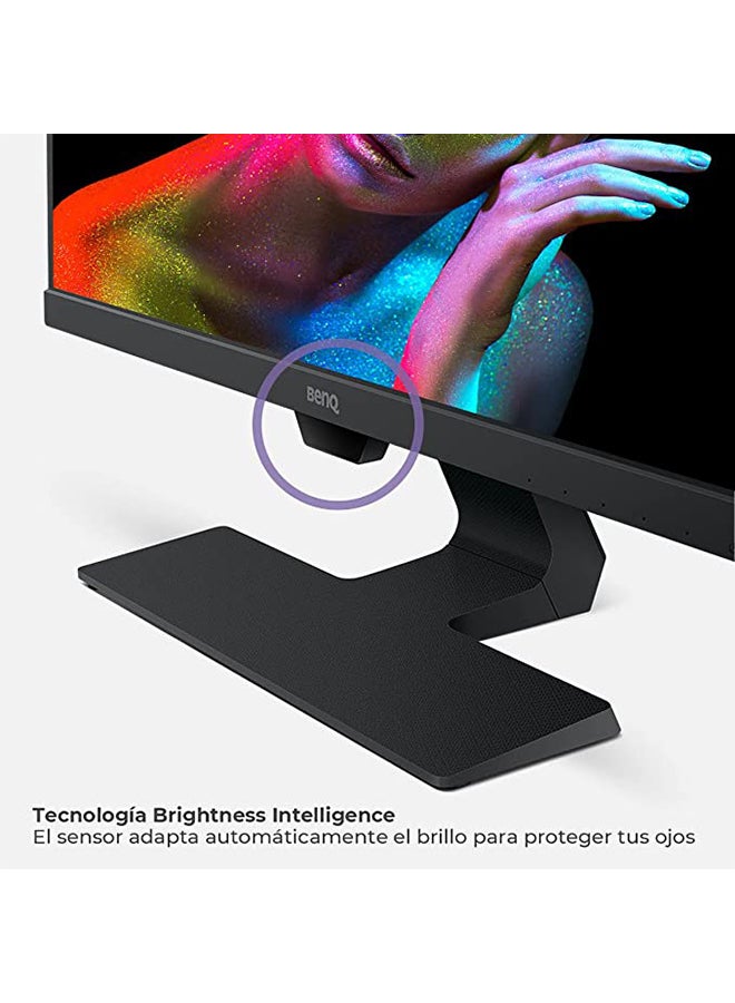 BenQ - GW2480 24 Inch FHD 1080p Eye-Care LED Monitor, 1920x1080 Display, IPS Panel, 1Wx2 Speakers, Brightness Intelligence, Low Blue Light, Flicker-free, Ultra Slim Bezel, Cable Management System, HDMI Black - Image 1