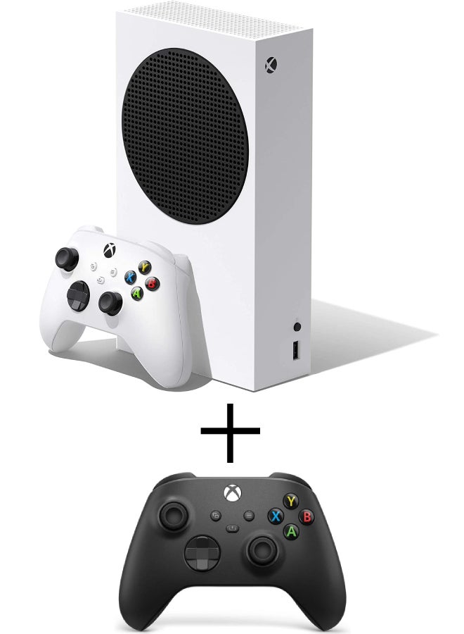 Microsoft Xbox Series S 512 Gb Digital Console With Extra Wireless Controller black  - Image 1