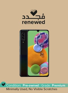 Renewed - Galaxy A90 Single SIM Black 6GB RAM 128GB 5G