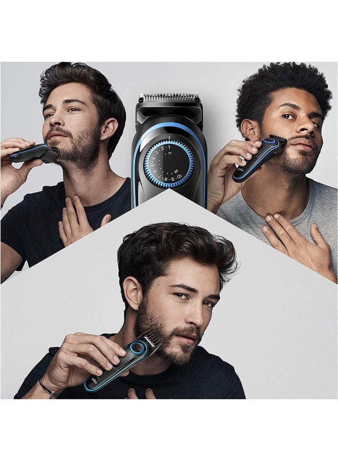 BRAUN - Braun Beard Trimmer BT5240 With Precision Dial, 2 Combs And Gillette Fusion5 Proglide Razor Blue - Image 1