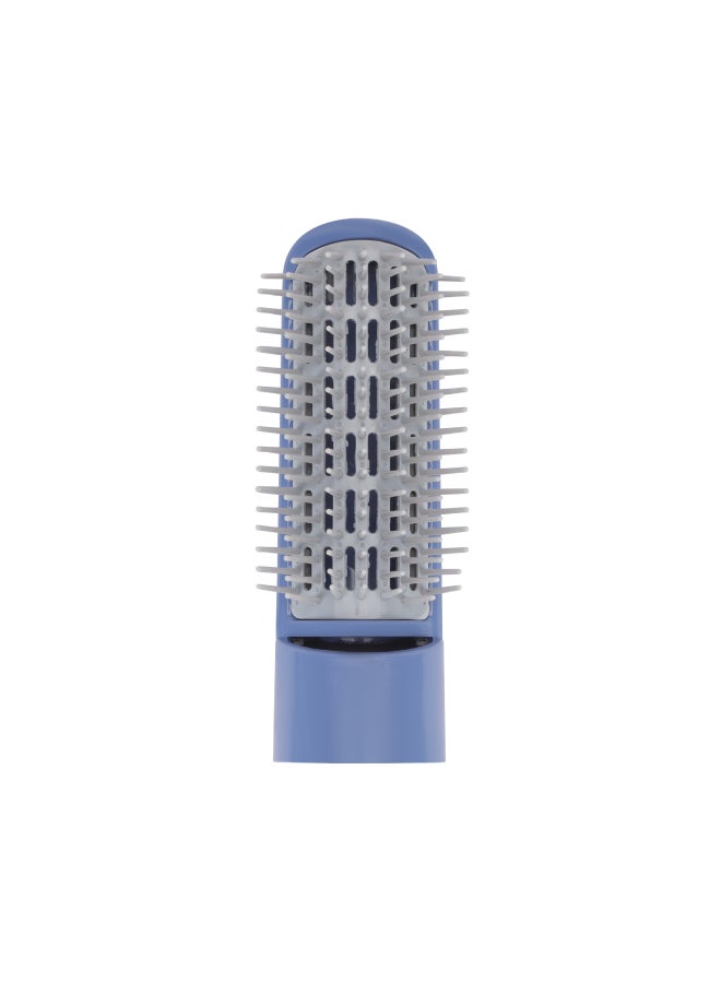 Olsenmark - 2-In-1 Hair Styler With Three Temperature Settings, Includes A Concentrator And Blow Brush Blue/Grey - Image 1