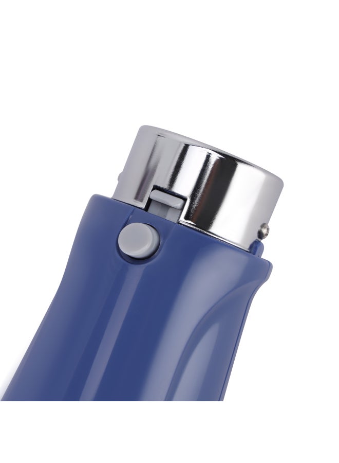 Olsenmark - 2-In-1 Hair Styler With Three Temperature Settings, Includes A Concentrator And Blow Brush Blue/Grey - Image 1
