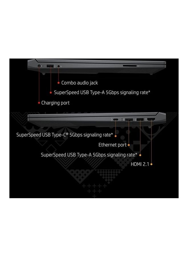 HP - Victus 15 FHD Gaming (Upgraded Version) Laptop With 15.6-Inch Display, CORE i5-12500H Processor /20GB RAM/512GB SSD/4GB NVIDIA GeForce RTX 3050 Graphics Card/Windows 11 Home English Black - Image 1