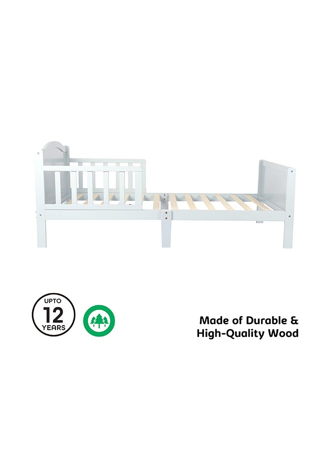 Moon Wooden Toddler Bed 143x73x60 With Mattress 140x70x10 Cm - Image 2