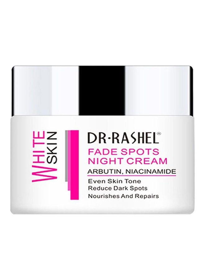 DR. RASHEL - White Skin Fade Spots Night Cream With Arbutin And Niacinamide White 50grams - Image 1