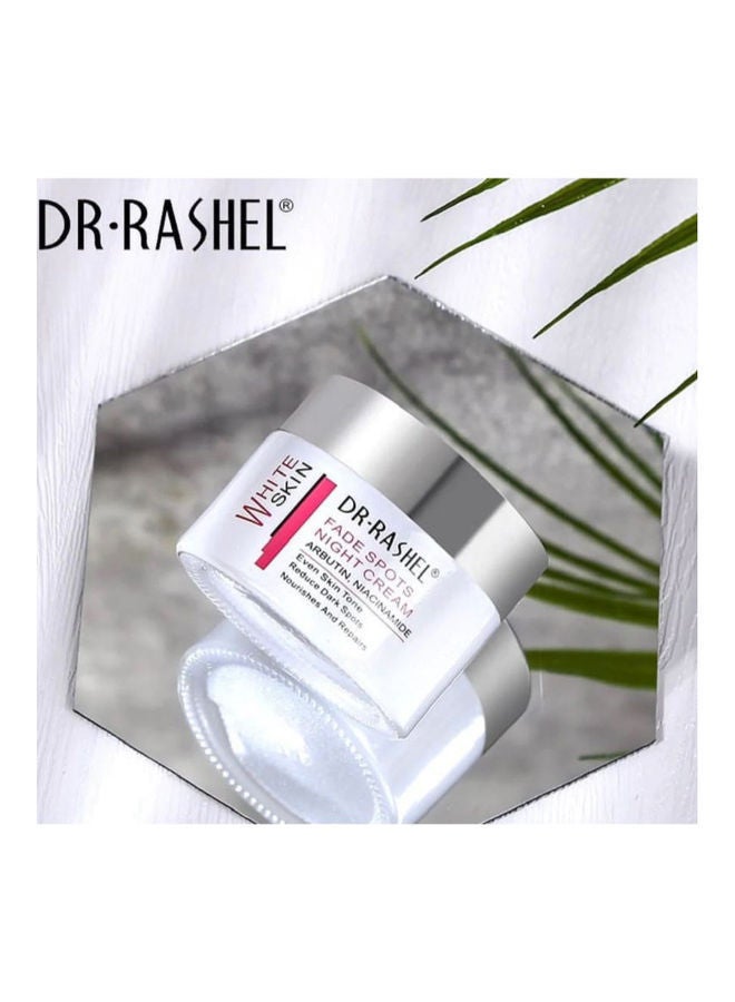 DR. RASHEL - White Skin Fade Spots Night Cream With Arbutin And Niacinamide White 50grams - Image 1