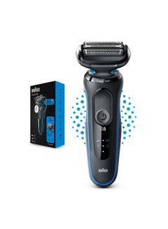 BRAUN Series 5 51-B1000s Wet & Dry Shaver Black/Blue  - Image 2