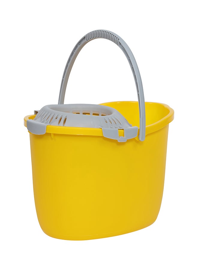 أبيكس دلو تنظيف 15 لتر مع عصارة قابلة للتكديس أصفر/رمادي 38x29x27سم - Image 5