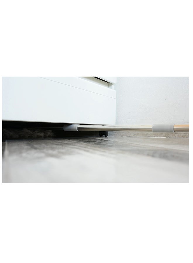 360 Degree Rotating Magic Spin Mop And Bucket Set Yellow/Grey/Silver 44x31x30cm