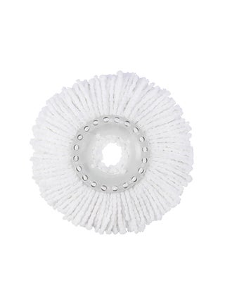 Refill Cloth - Spin Mop Refill Cloth - Soft, High Quality, Round Shape, Excellent Performanance, Highly Resistent, Durable and Washable White 35x35x2cm - v1678209914/N47010257A_1