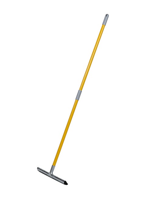 Plastic Floor Squeegee 45 cm With Handle Yellow/Grey 45cm