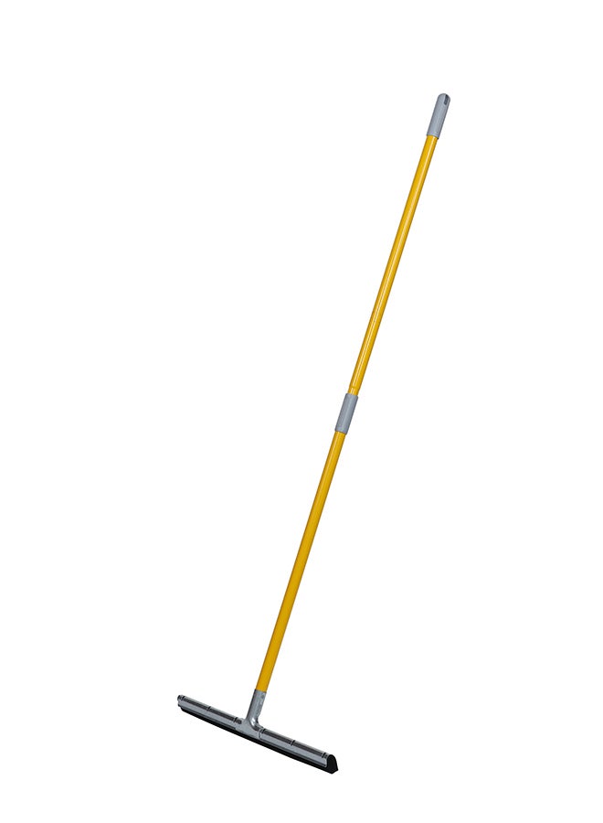 Plastic Floor Squeegee With Handle Yellow/Grey 55cm - v1678209955/N52202729A_1