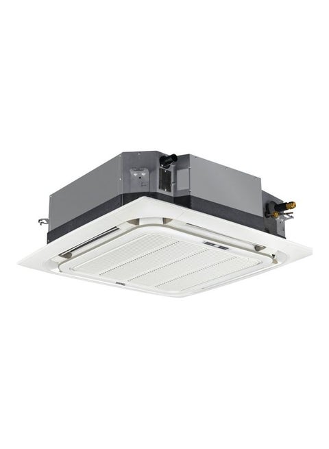 Cassette Air Conditioner 24000 BTU, T3 Climatic Condition, R410A Refrigerant, Overload Protection, Self-Diagnose, 24-Hour Timer, Golden Fin, Auto-Restart, Built-in Drain Pump, Reliable and Efficient Cooling Solution NCAC24 White