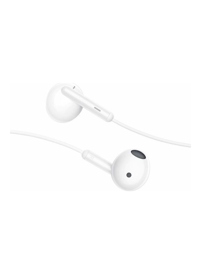 realme Buds Classic Headphones Wired 3.5mm Plug Sports Headphones with Built-in Microphone - White  - Image 3