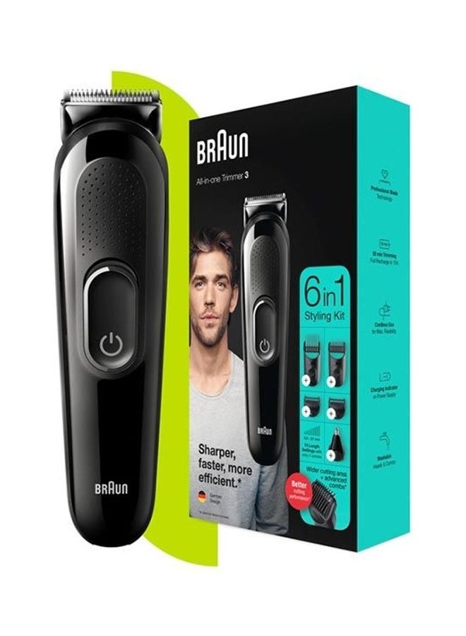 BRAUN All-in-one Trimmer 3 MGK3320 Black - Image 1