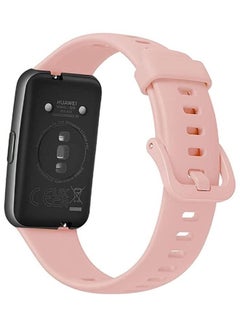 هواوي Huawei Band 7 / Honor 7 Strap Silicone Watch Band Smartwatch معصمه سوار بديل وردي  - Image 4