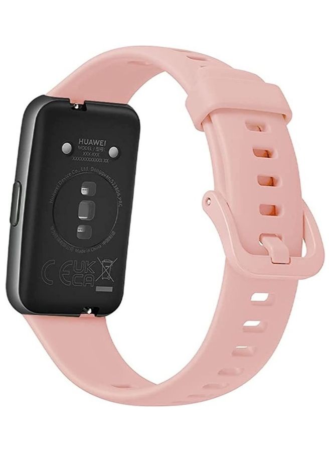 HUAWEI Honor 7 Silicone Watch Band Smartwatch Wristband Replacement Strap Bracelet Pink  - Image 4