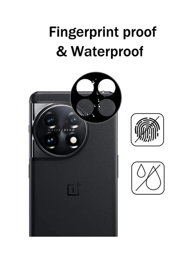 مارجون - واقي عدسة كاميرا OnePlus 11 مصنوع من زجاج مقوى 9H ثلاثي الأبعاد مضاد للخدش ومضاد للكسر وتغطية كاملة - Image 1