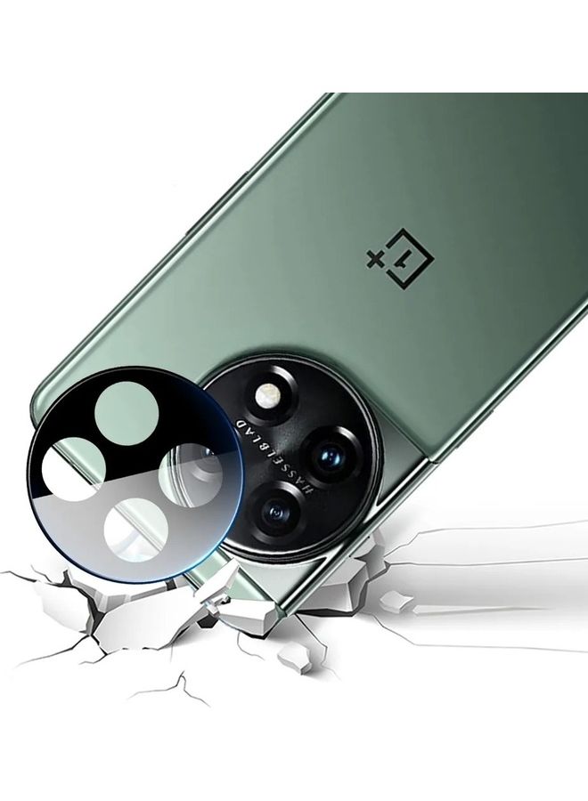مارجون - واقي عدسة كاميرا OnePlus 11 مصنوع من زجاج مقوى 9H ثلاثي الأبعاد مضاد للخدش ومضاد للكسر وتغطية كاملة - Image 1