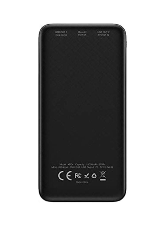 Infinix 10000.0 mAh XP04 Wired Power Bank 10000 mAh Black - Image 2