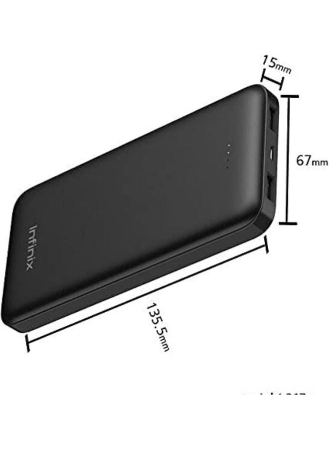 Infinix 10000.0 mAh XP04 Wired Power Bank 10000 mAh Black - Image 4