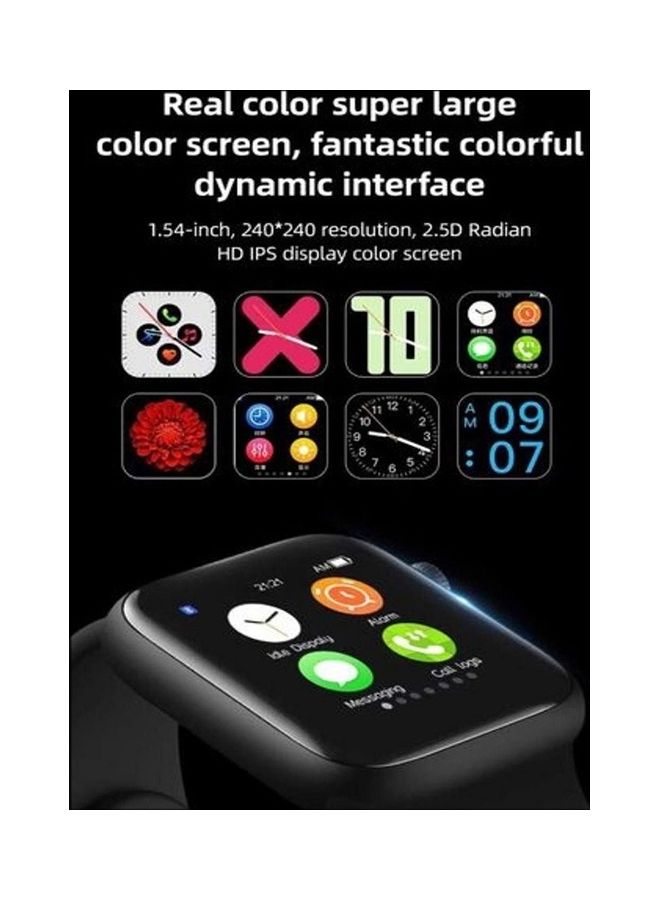 195.0 mAh Smartwatch With Bluetooth Call Health Fitness Tracker ECG Heart Rate Monitor Wireless Charging Watch For Android And iOS Mobile Phones White
