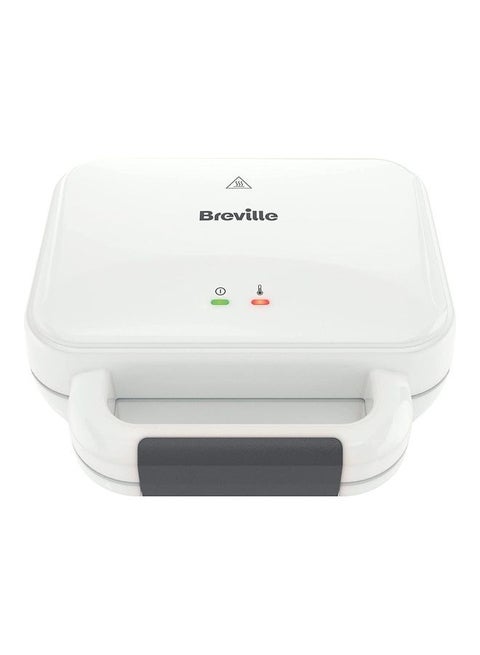 Deep Fill Toastie Maker 2 Slice Sandwich Toaster Non-Stick Plates Cooks A Toastie In 5 Minutes 800 W VST091 White