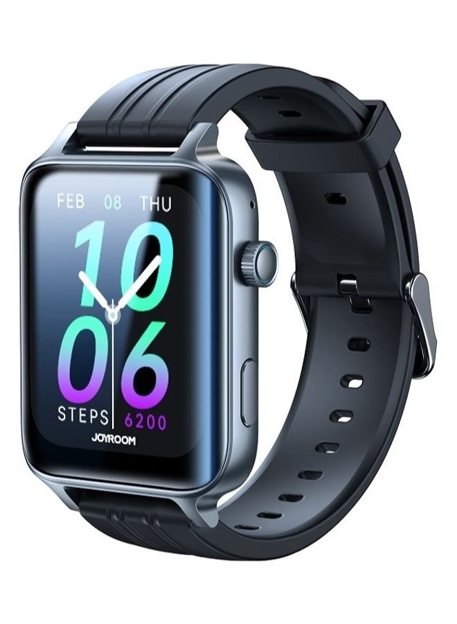 JOYROOM - Smart Watch Answer Make Calls 1.85 Inch Fitness Tracker With Bluetooth Dial Calls Heart Rate Sleep Monitor Pedometer IP68 Waterproof For Android Phones Black - Image 1