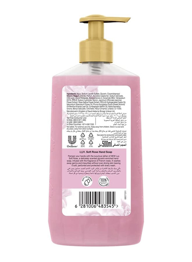 Lux - Perfumed Hand Soap 500ml Pack of 2 - Image 1