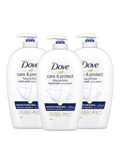 Dove Care And Protect Hand Wash 500ml Pack of 3  - Image 1
