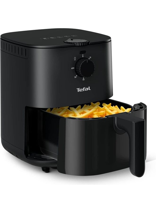 Tefal Easy Fry Essential Air Fryer, Oil-Less Fryer, Compact Design, Fast Cooking, Energy Saving, Crisp Results, Healthy Cooking, High-Precision Settings, Dishwasher-Safe Parts 3.5 L 1430 W EY130840 Black  - Image 3