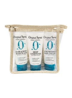 Original Sprout Hair And Body Wash, Deep Conditioner, Scrumptious Cream Travel Pack 90ml Pack of 3  - Image 1