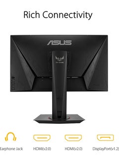 أسوس شاشة ألعاب FHD TUF Gaming VG259QM مقاس 24.5 بوصة (1920 × 1080)، تقنية IPS سريعة، إمكانية زيادة سرعة التشغيل 280 هرتز، 1 مللي ثانية (GTG)، مزامنة ضبابية الحركة المنخفضة للغاية، متوافقة مع G-SYNC، DisplayHDR 400  - Image 3