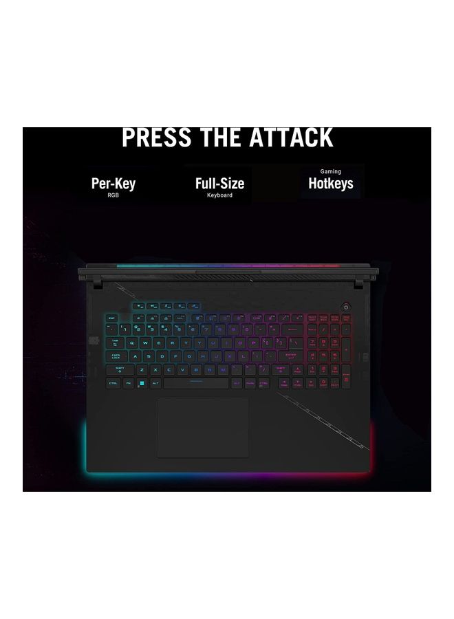 Strix SCAR 18 G834JY-N6064W Gaming (Upgraded Version) Laptop With 18-Inch Display, Core i9-13980HX Processor/32GB RAM/2TB SSD/16GB Nvidia Geforce RTX4090 Graphics Card/Windows 11 Home English/Arabic Black